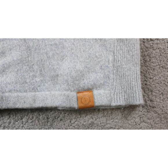 Smart Wool Sweater Womens L Blue Alpaca Merino Poly Crewneck THIS WAS WASHED - Picture 6 of 14